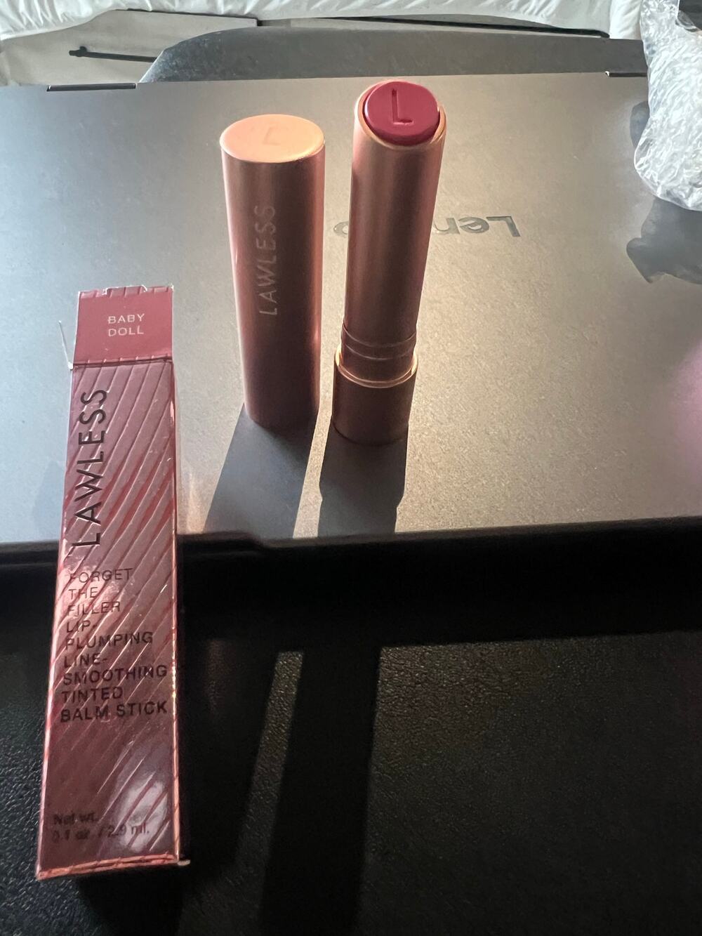 Lawless Forget The Filler Lip Plumping Line Smoothing tint balm stick baby doll